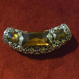 Elegant Silver and Gold-Toned Women's Jewelry Piece